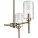 Chastine 3 Light 22 inch Modern Gold Chandelier Ceiling Light